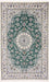 Alfombra Persa - Nain - Real - 250 x 156 cm - verde