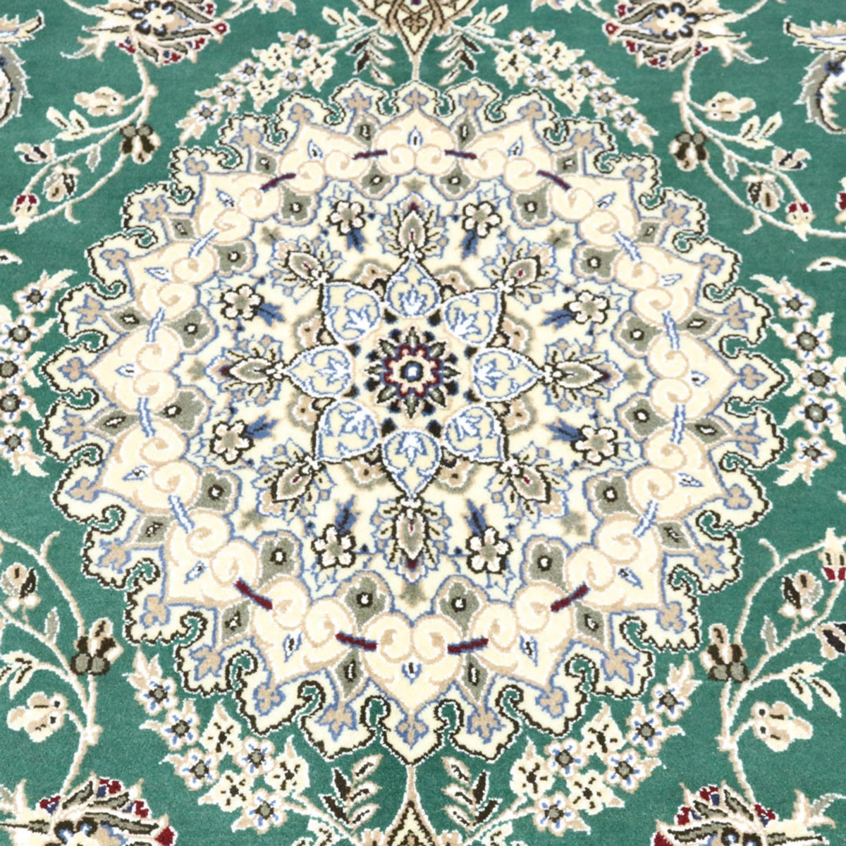 Alfombra Persa - Nain - Real - 250 x 156 cm - verde