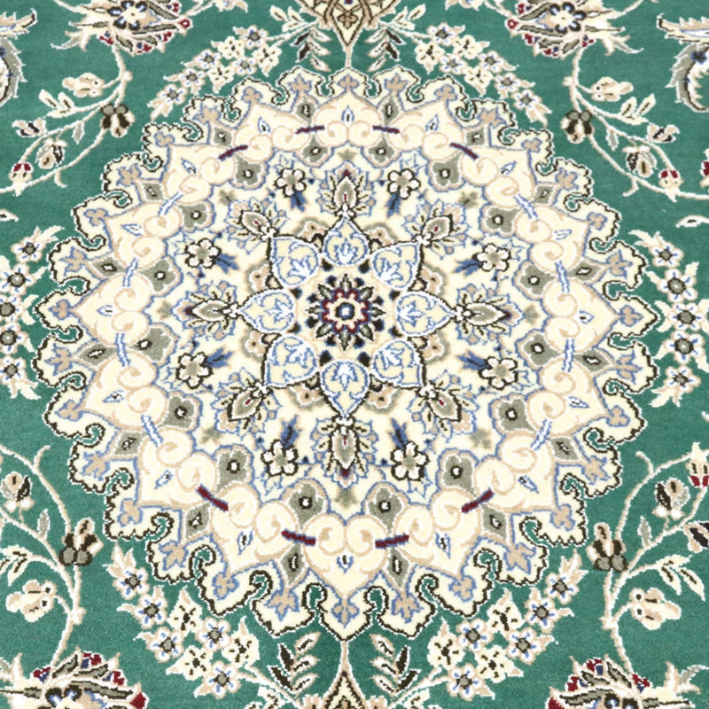 Alfombra Persa - Nain - Real - 250 x 156 cm - verde
