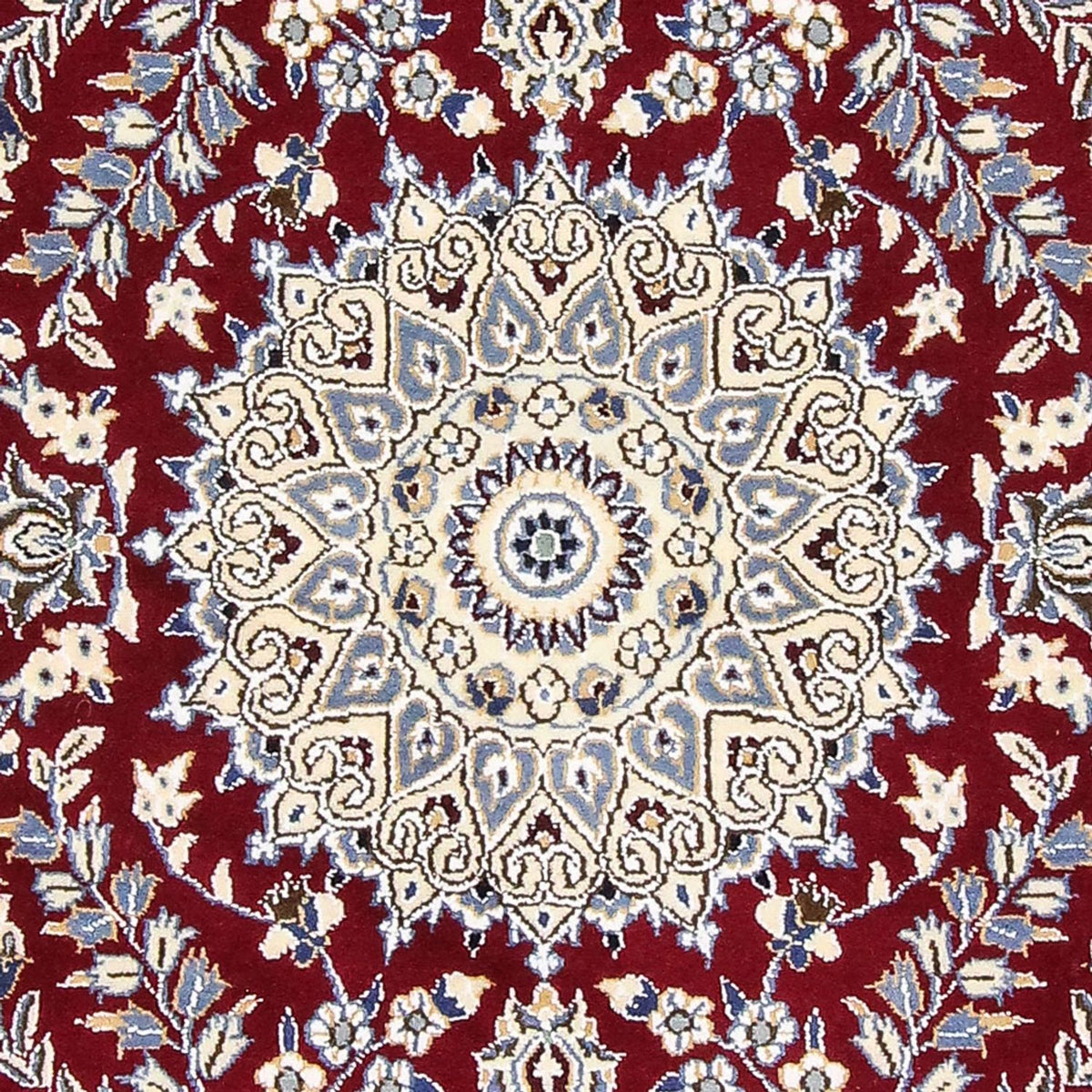 Alfombra Persa - Nain - Real - 142 x 95 cm - rojo