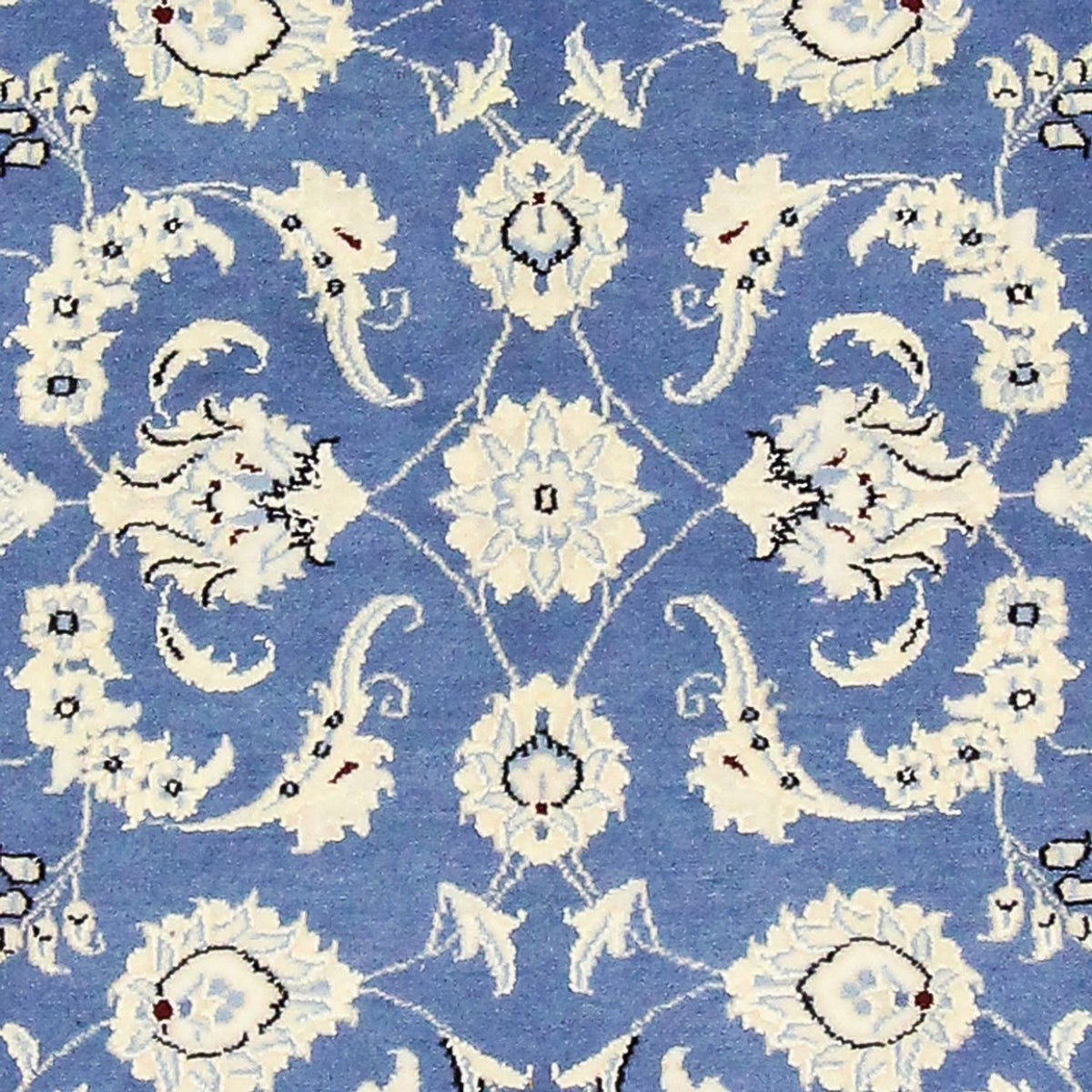 Alfombra de pasillo Alfombra Persa - Nain - Real - 207 x 69 cm - azul