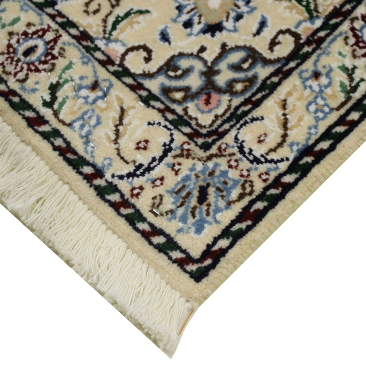 Alfombra Persa - Nain - Real - 90 x 60 cm - beige
