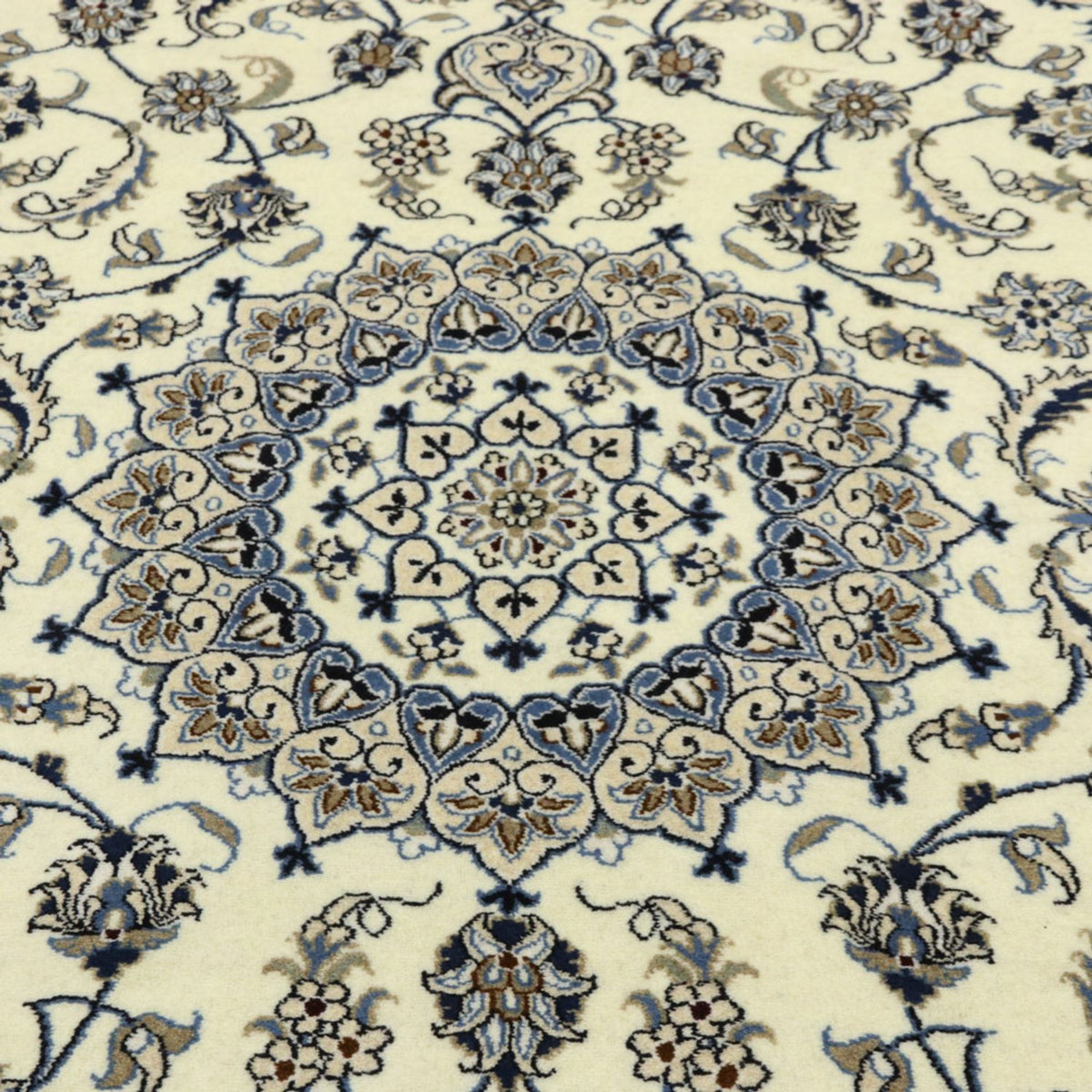 Alfombra persa - Nain - 286 x 193 cm - crema