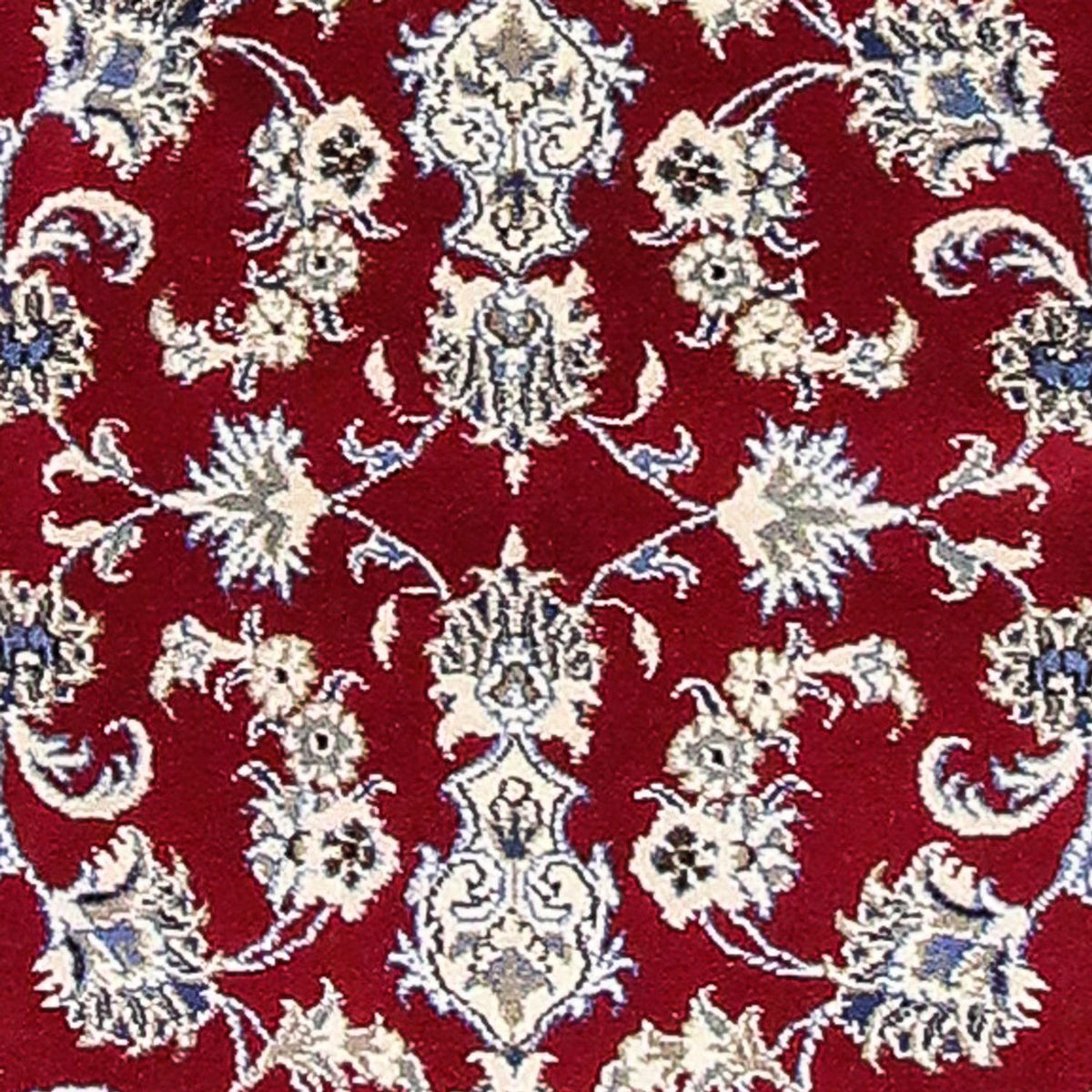 Alfombra de pasillo Alfombra persa - Nain - 390 x 78 cm - rojo