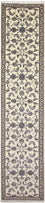 Alfombra de pasillo Alfombra persa - Nain - 378 x 80 cm - crema