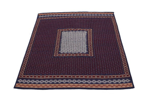 Alfombra Kelim - Oriental - 146 x 135 cm - azul