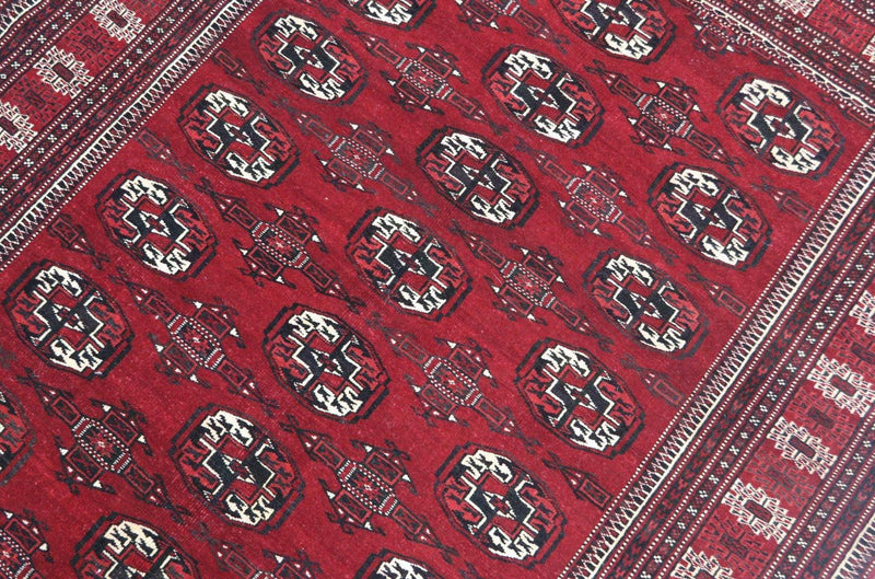 Alfombra afgana - 180 x 130 cm - rojo