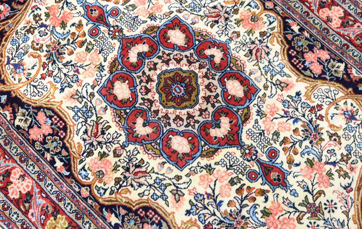 Alfombra persa - Bidjar - 160 x 107 cm - beige