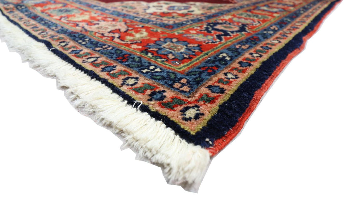 Alfombra Ziegler - Kazak - 188 x 122 cm - rojo oscuro