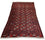 Alfombra de pasillo Alfombra afgana - 229 x 123 cm - rojo oscuro
