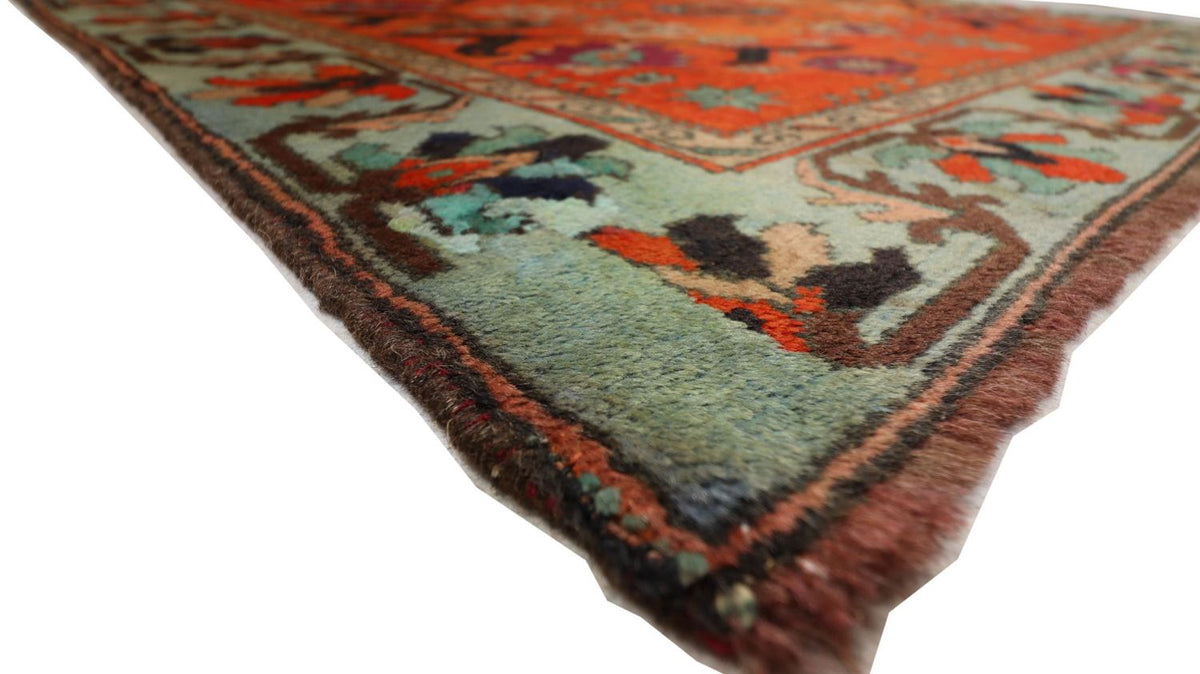 Alfombra oriental - 210 x 133 cm - rojo oscuro