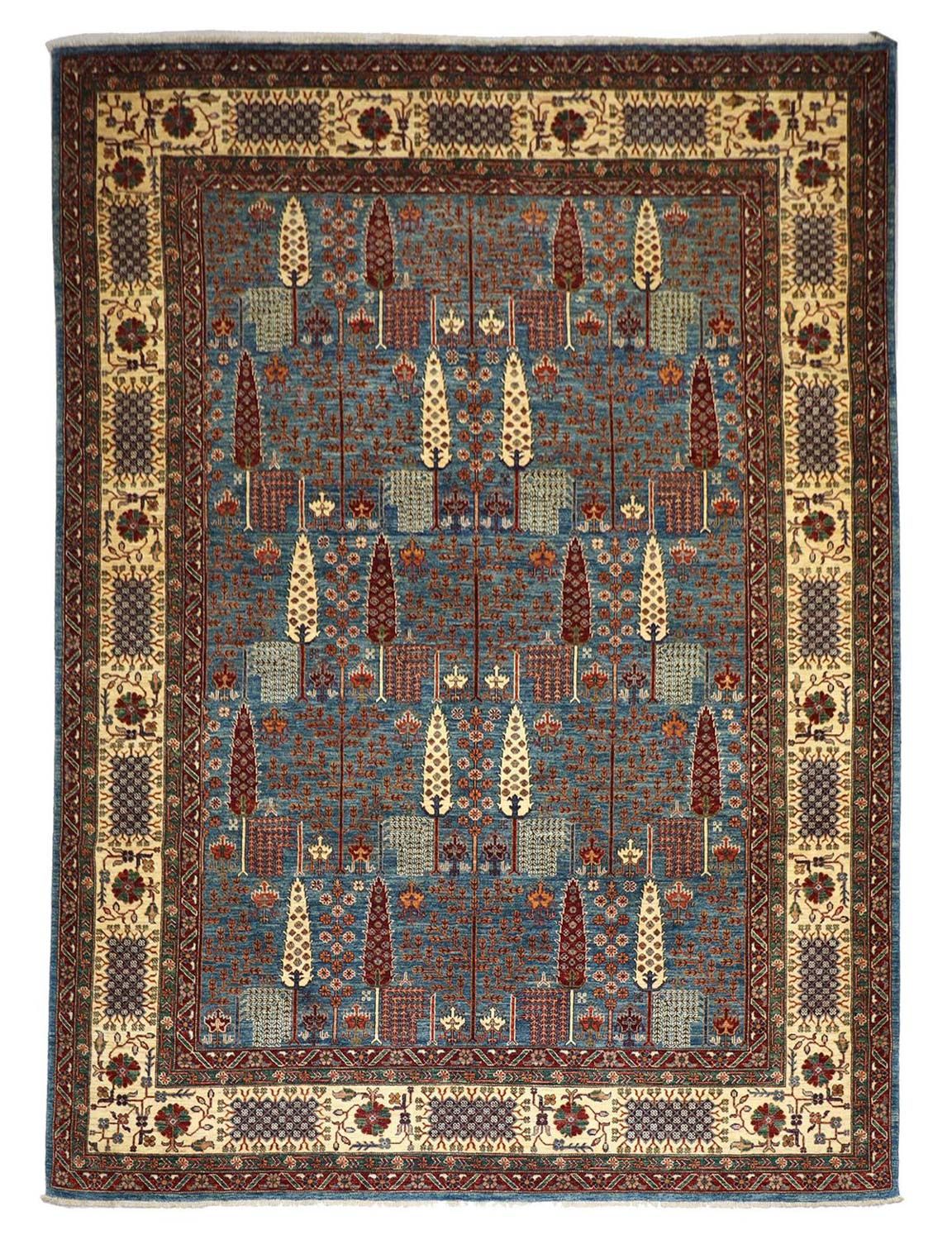 Alfombra Ziegler - 362 x 281 cm - turquesa