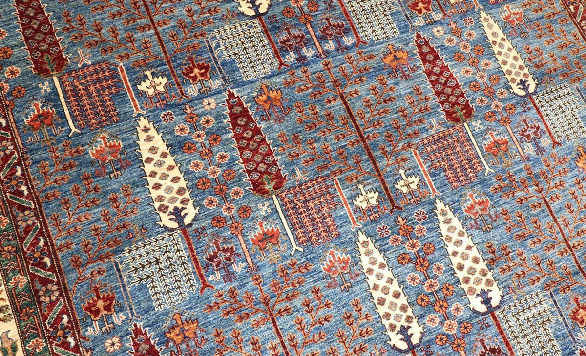 Alfombra Ziegler - 362 x 281 cm - turquesa