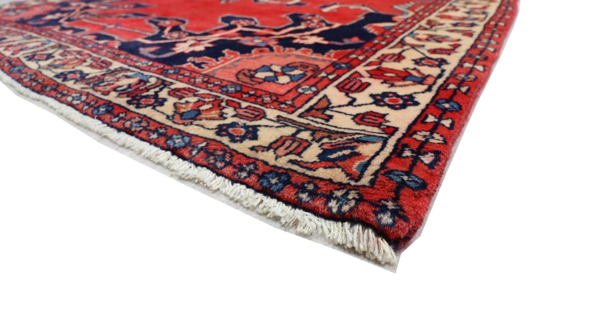 Alfombra persa - Nómada - 215 x 125 cm - rojo