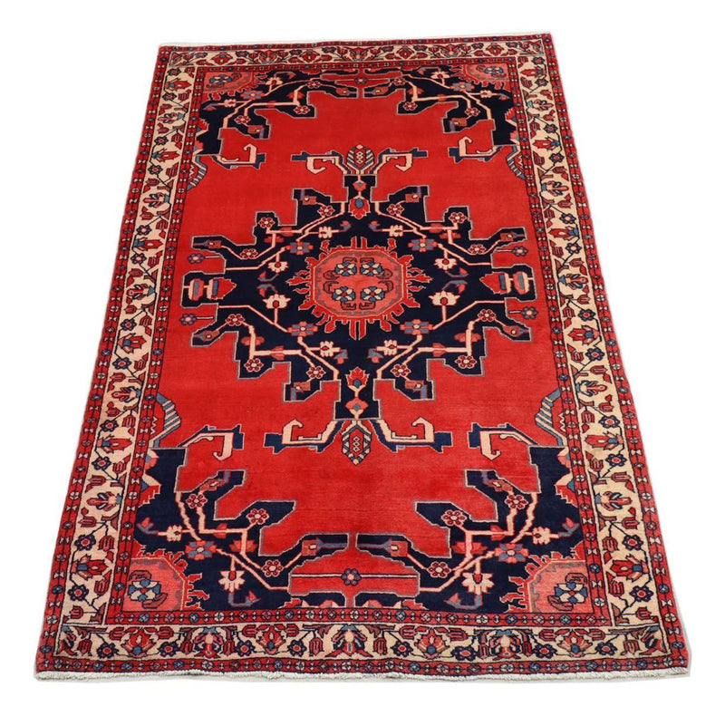 Alfombra persa - Nómada - 215 x 125 cm - rojo