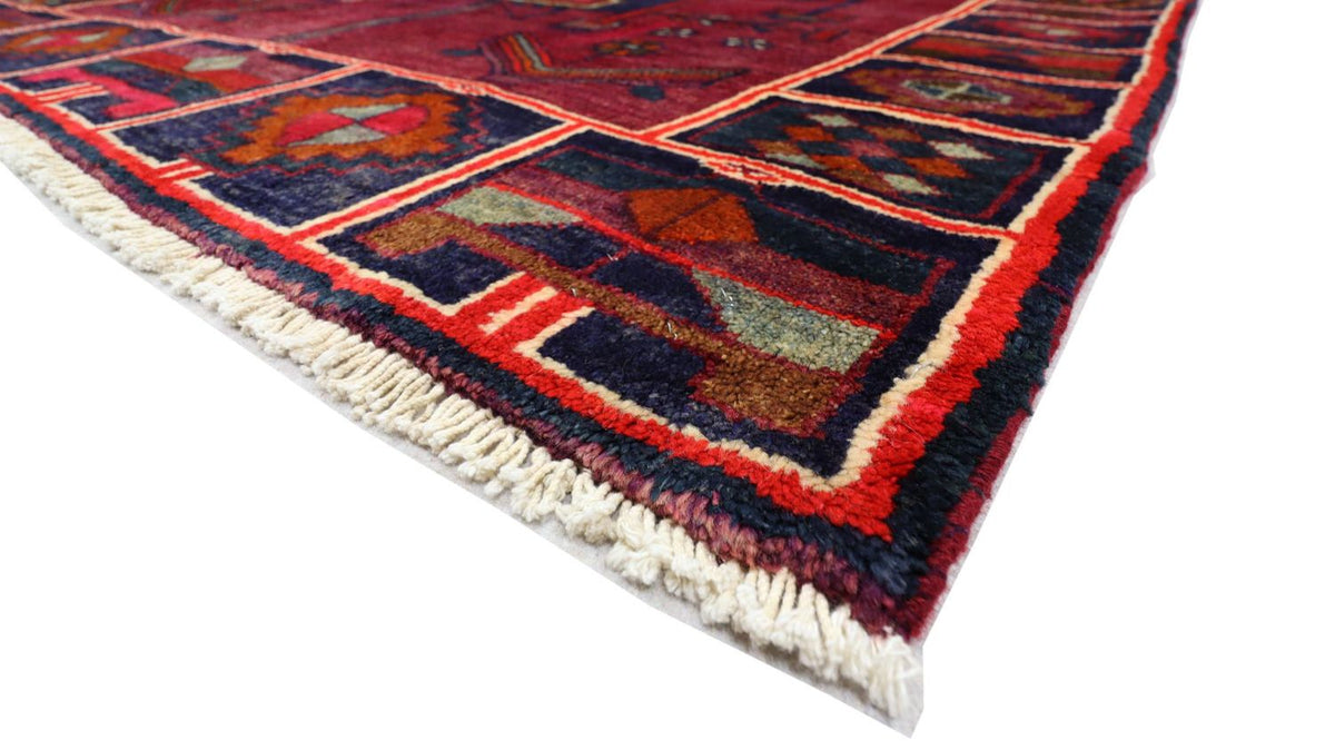 Alfombra Gabbeh - Loribaft Persa - 220 x 160 cm - rojo claro