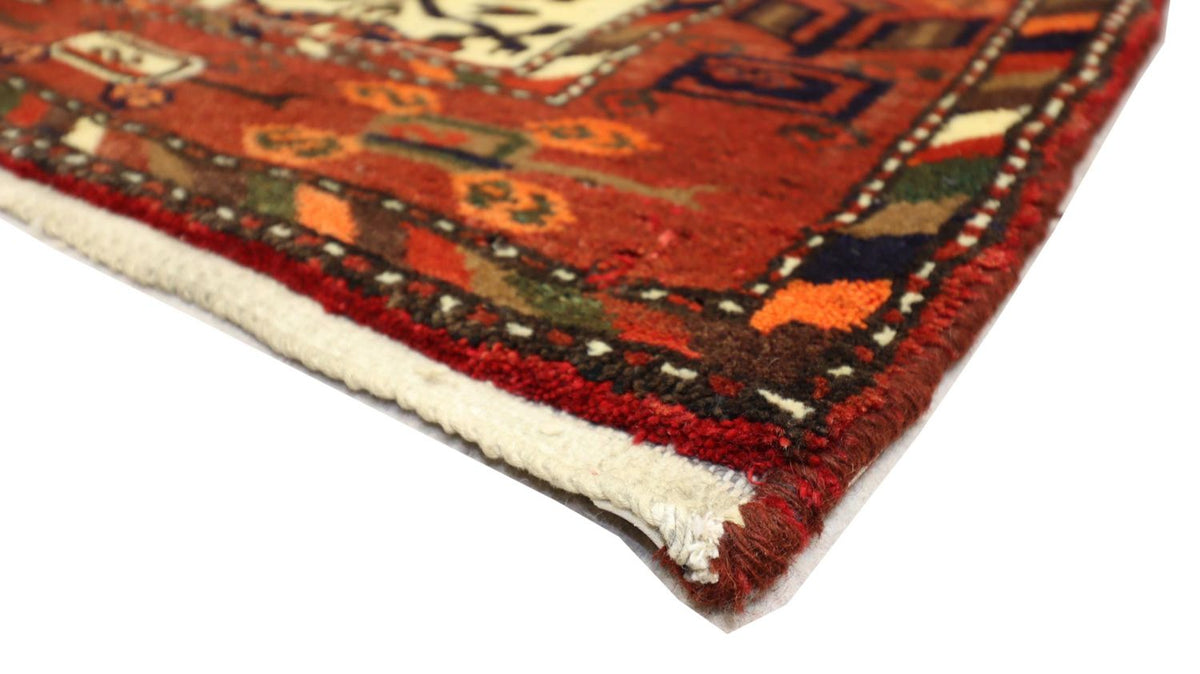 Alfombra persa - Nómada - 207 x 135 cm - negro