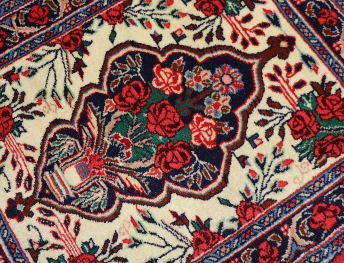 Alfombra persa - Bidjar - 67 x 55 cm - rojo