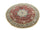 Alfombra Persa - Nain - Real redondo - 191 x 191 cm - rojo