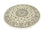 Alfombra persa - Nain redondo  - 250 x 250 cm - blanco natural