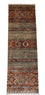 Alfombra de pasillo Alfombra Ziegler - 256 x 85 cm - verde oliva