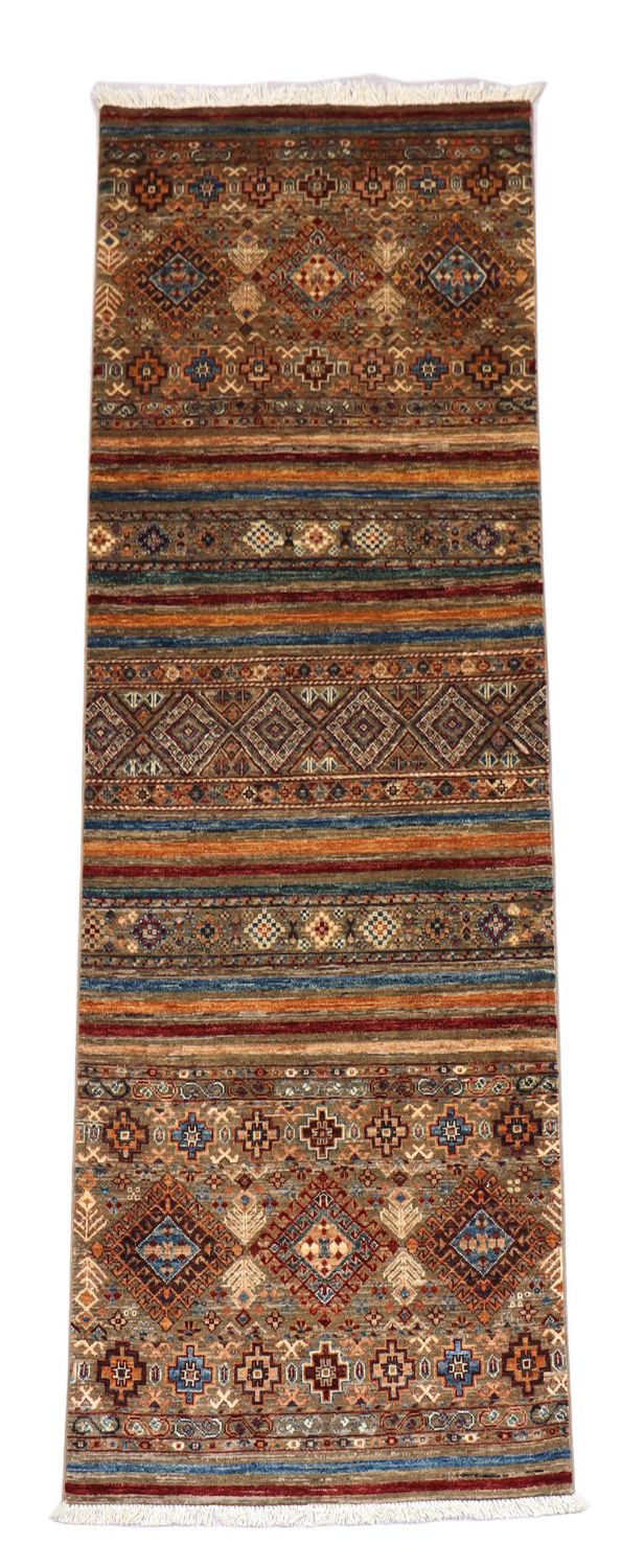 Alfombra de pasillo Alfombra Ziegler - 258 x 87 cm - marrón claro