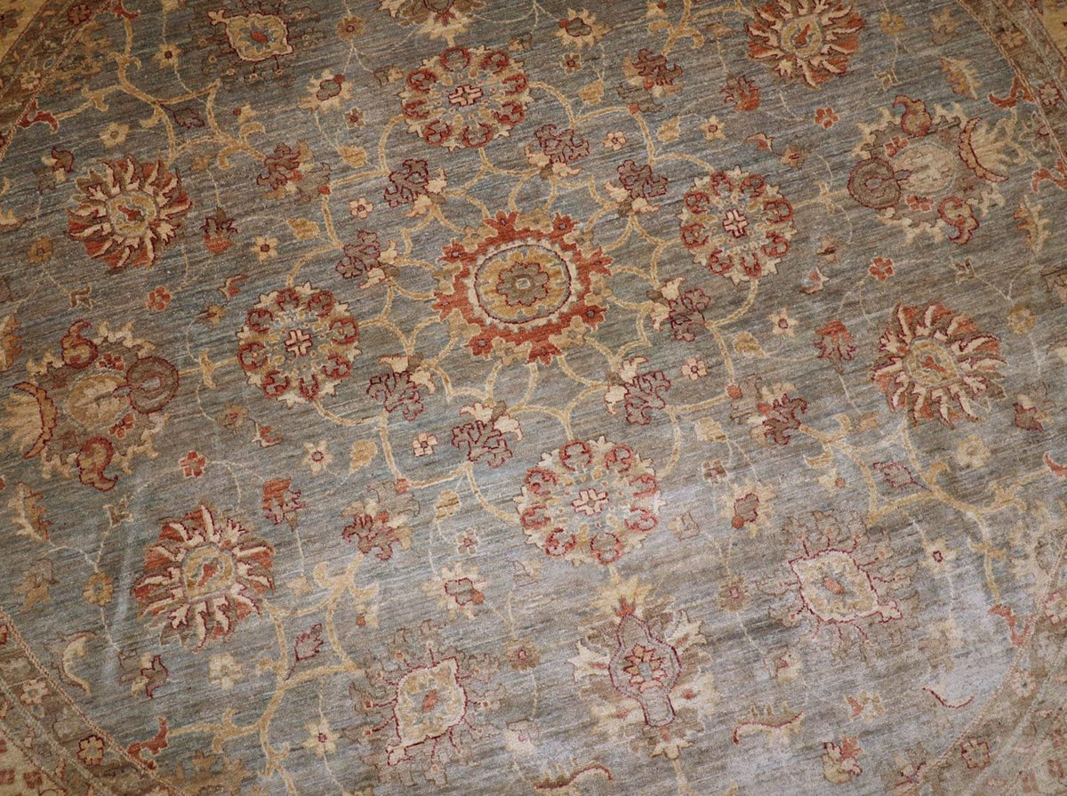 Alfombra Ziegler redondo - 307 x 305 cm - marrón