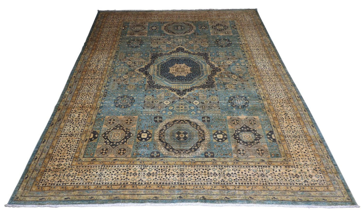 Alfombra Ziegler - 427 x 313 cm - azul