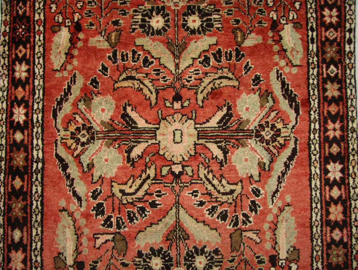 Alfombra de pasillo Alfombra persa - Nómada - 405 x 112 cm - rojo claro
