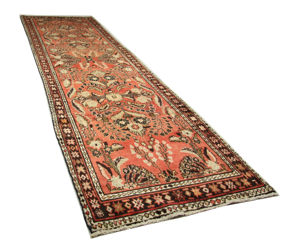 Alfombra de pasillo Alfombra persa - Nómada - 405 x 112 cm - rojo claro