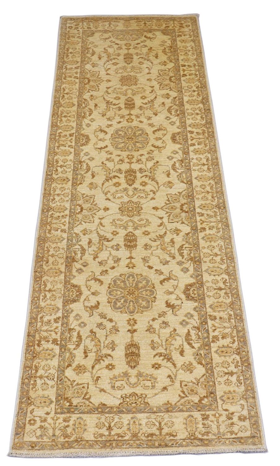 Alfombra de pasillo Alfombra Ziegler - 252 x 83 cm - beige