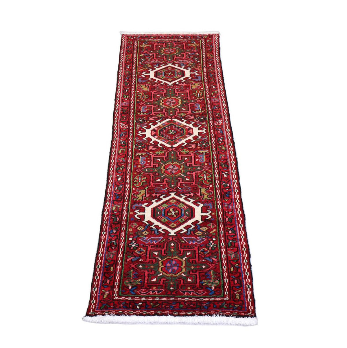 Alfombra de pasillo Alfombra persa - Nómada - 196 x 66 cm - rojo