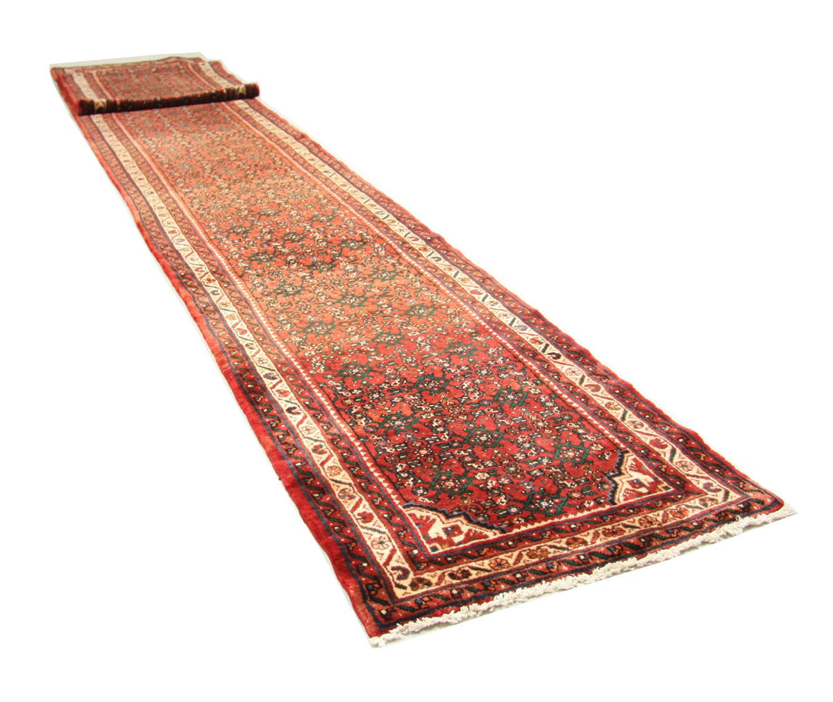 Alfombra de pasillo Alfombra persa - Nómada - 587 x 86 cm - marrón