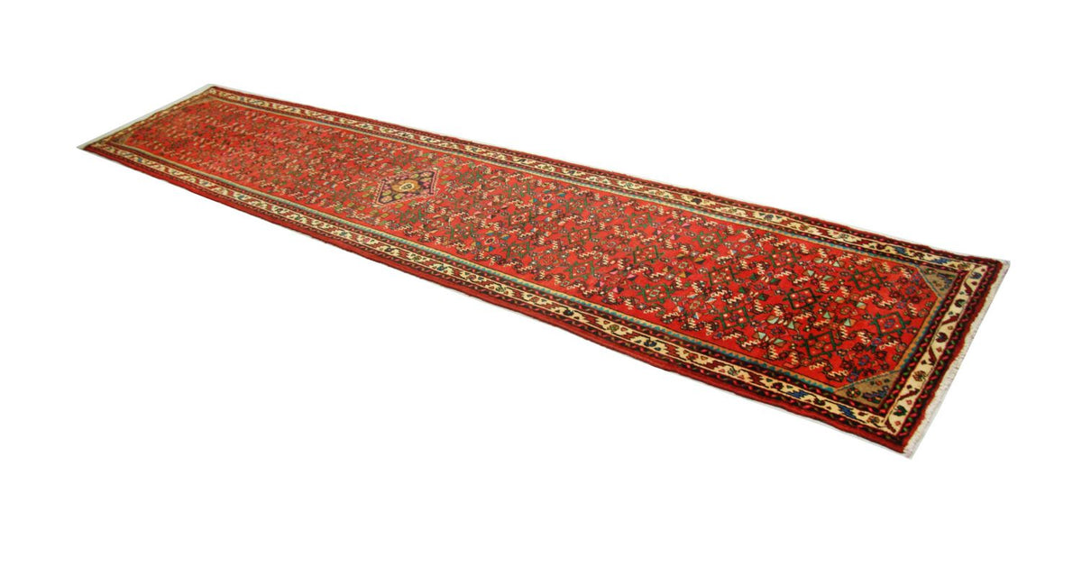 Alfombra de pasillo Alfombra persa - Nómada - 387 x 80 cm - rojo