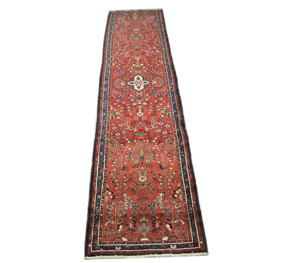 Alfombra de pasillo Alfombra persa - Nómada - 385 x 89 cm - rojo