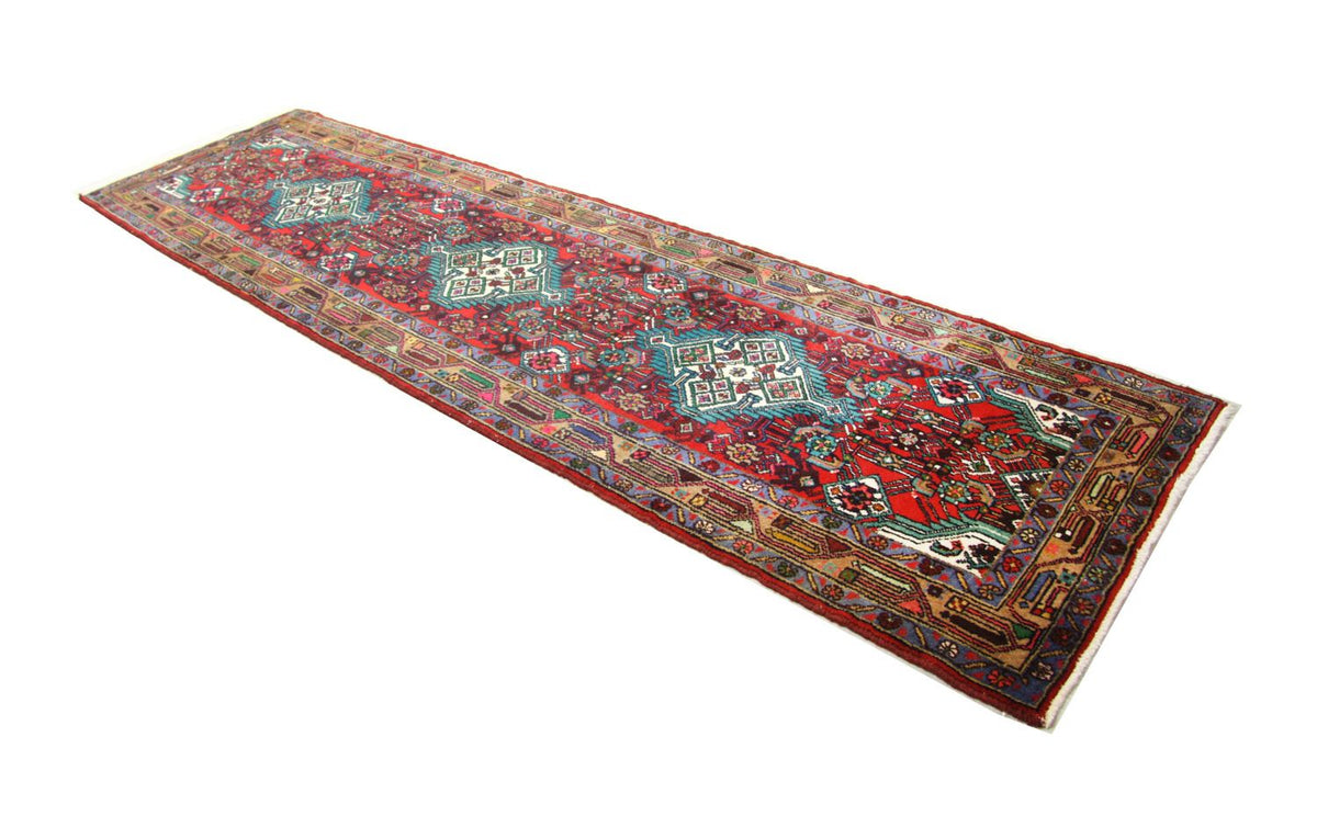 Alfombra de pasillo Alfombra persa - Nómada - 317 x 82 cm - rojo