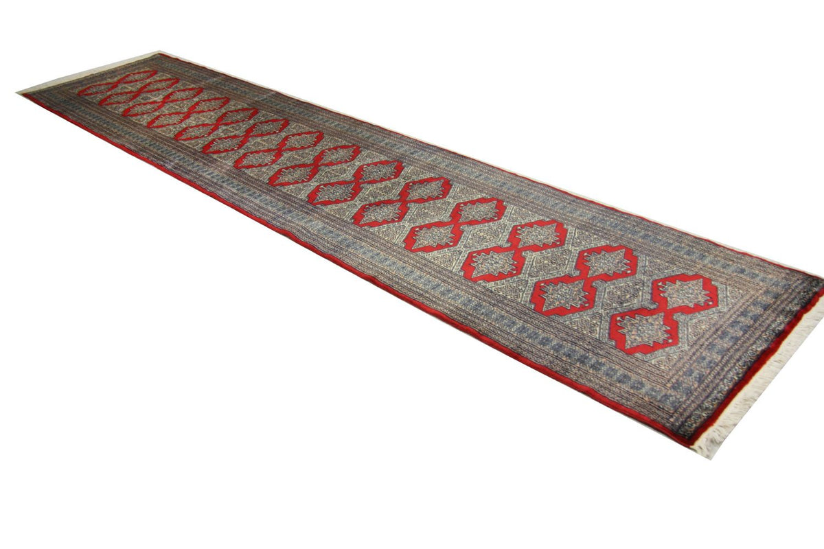 Alfombra de pasillo Alfombra Pakistani - 343 x 76 cm - rojo