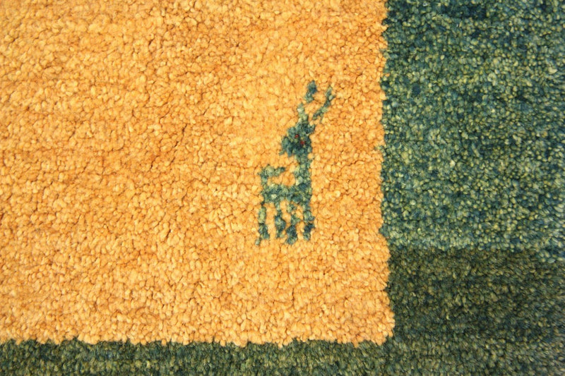 Alfombra de pasillo Alfombra Gabbeh - Persa - 285 x 86 cm - naranja