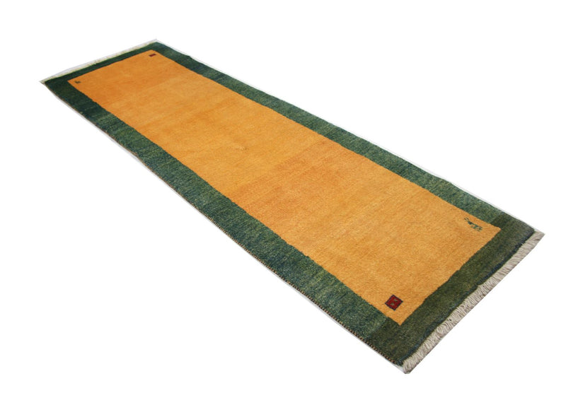 Alfombra de pasillo Alfombra Gabbeh - Persa - 285 x 86 cm - naranja