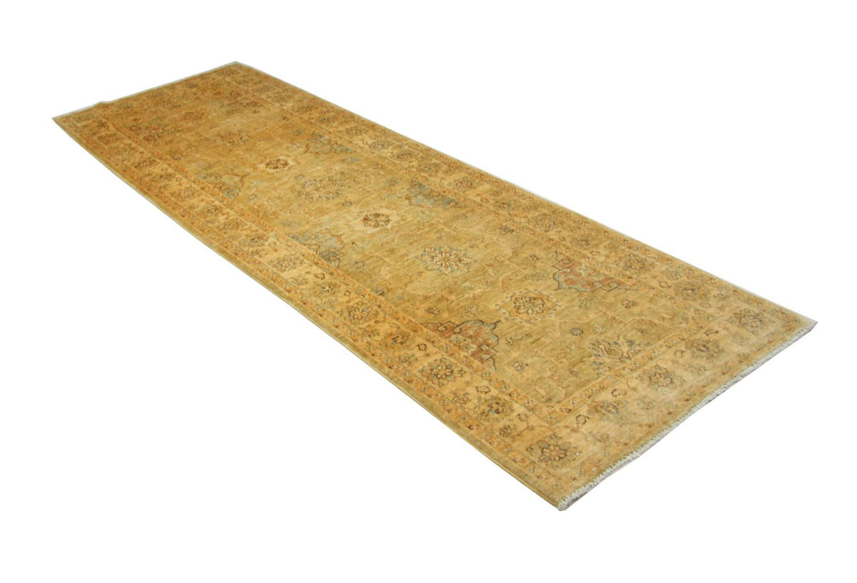 Alfombra de pasillo Alfombra Ziegler - 276 x 88 cm - oro