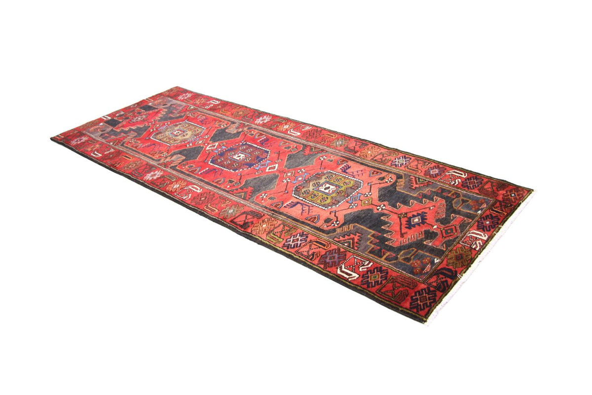 Alfombra de pasillo Alfombra persa - Nómada - 294 x 104 cm - rojo