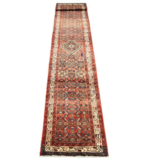 Alfombra de pasillo Alfombra persa - Nómada - 470 x 85 cm - gris