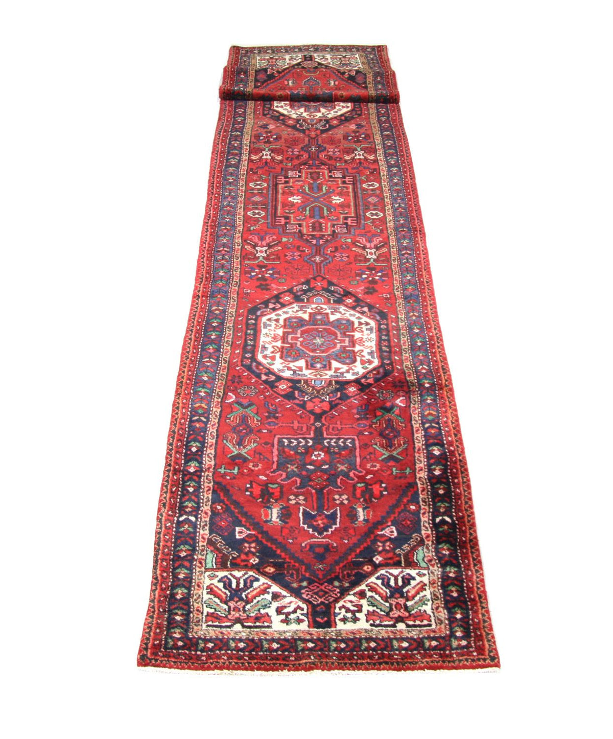 Alfombra de pasillo Alfombra persa - Nómada - 475 x 101 cm - rojo