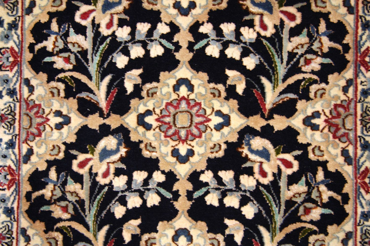 Alfombra de pasillo Alfombra Persa - Nain - Prima - 203 x 48 cm - azul