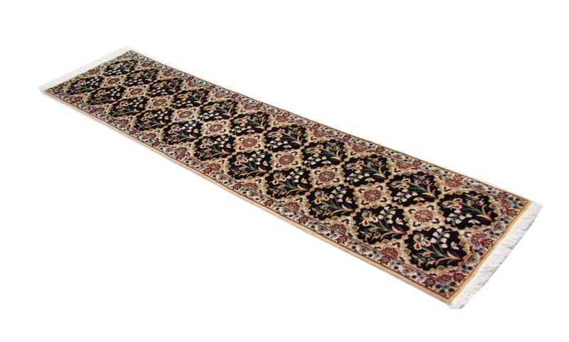 Alfombra de pasillo Alfombra Persa - Nain - Prima - 203 x 48 cm - azul