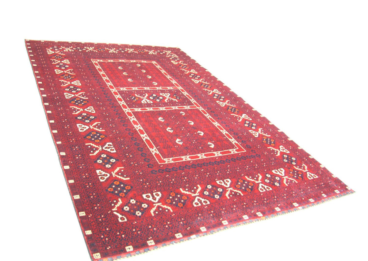 Alfombra afgana - 230 x 177 cm - rojo