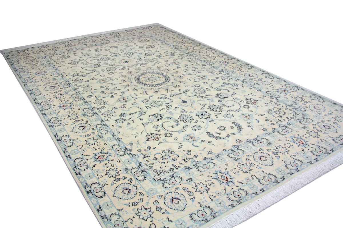 Alfombra Persa - Nain - Real - 293 x 200 cm - azul