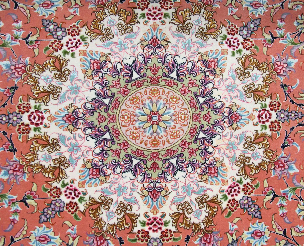 Alfombra Persa - Tabriz - Real - 302 x 202 cm - naranja