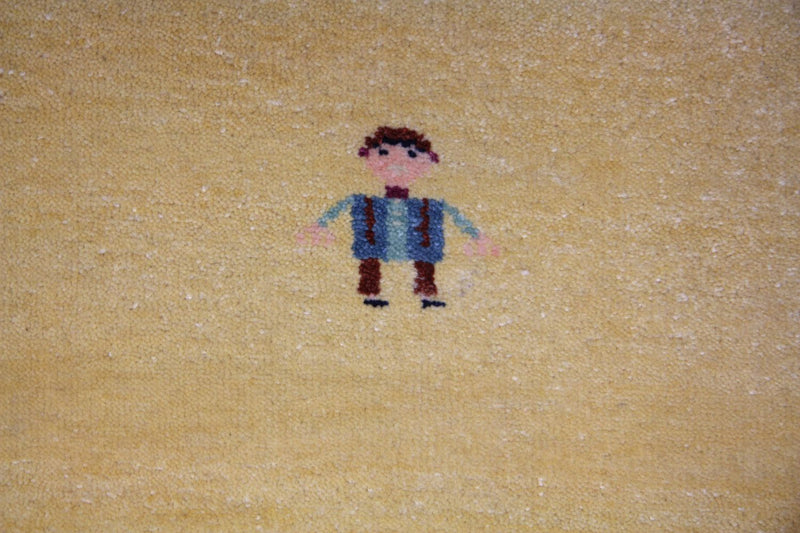 Alfombra Gabbeh - Loribaft Persa - 265 x 195 cm - oro