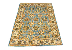 Alfombra Ziegler - Kazak - 255 x 183 cm - azul